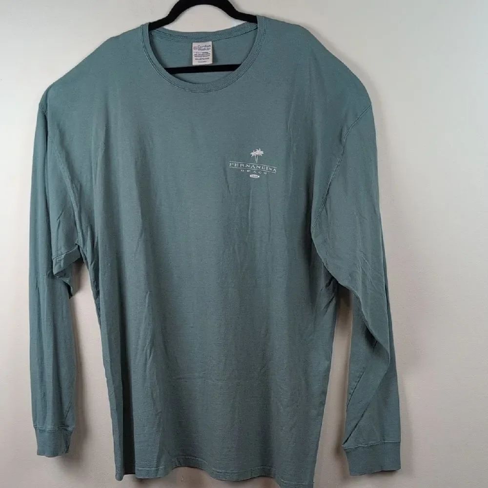 Comfort Wash USA Grown Ring Spun Cotton Long Sleeve T-shirt Fernandina Beach Fl